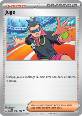 Carte Pokémon Juge 076/088 Peu commune Équilibre Parfait