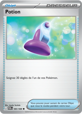 Carte Pokémon Potion 083/088 Commune Équilibre Parfait
