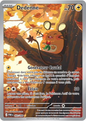Carte Pokémon Dedenne 093/088 AR Équilibre Parfait