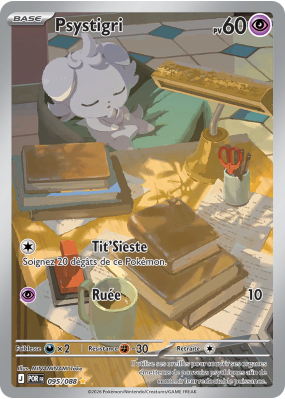 Carte Pokémon Psystigri 095/088 AR Équilibre Parfait
