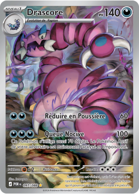 Carte Pokémon Drascore 097/088 AR Équilibre Parfait