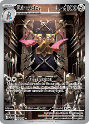Carte Pokémon Dimoclès 098/088 AR Équilibre Parfait