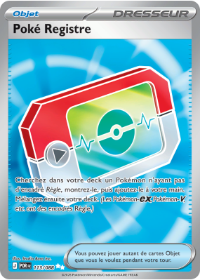 Carte Pokémon Poké Registre 113/088 Ultra Rare Équilibre Parfait