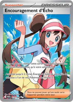 Carte Pokémon Encouragement d'Écho 114/088 Ultra Rare Équilibre Parfait