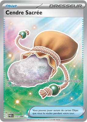 Carte Pokémon Cendre Sacrée 115/088 Ultra Rare Équilibre Parfait