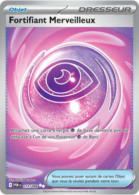 Carte Pokémon Fortifiant Merveilleux 117/088 Ultra Rare Équilibre Parfait
