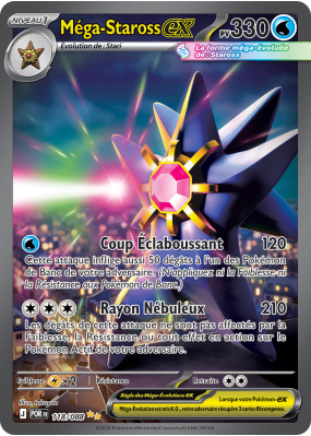 Carte Pokémon Méga-Staross-ex 118/088 Alternative Équilibre Parfait