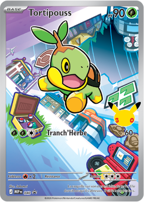 Carte Pokémon Tortipouss 40 Promo ME