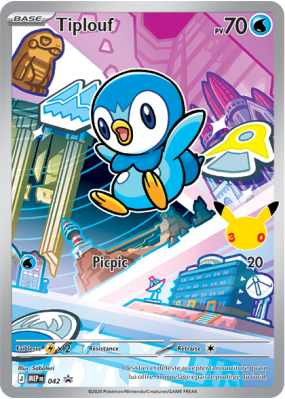 Carte Pokémon Tiplouf 42 Promo ME