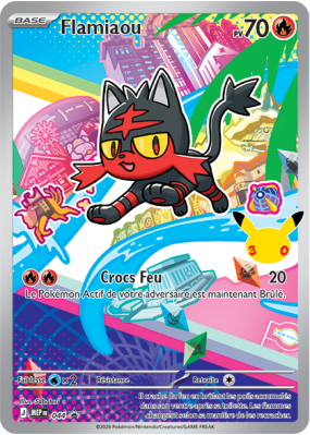 Carte Pokémon Flamiaou 44 Promo ME
