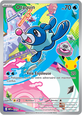 Carte Pokémon Otaquin 45 Promo ME