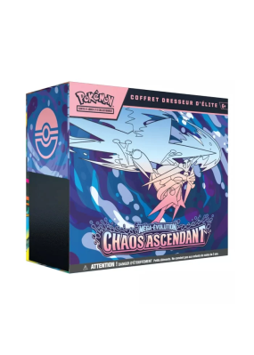 ETB Pokémon Chaos Ascendant (ME04) – Coffret Dresseur d’Élite du bloc Méga-Évolution