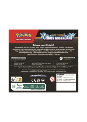 Display Pokémon Chaos Ascendant (ME04) – Display du bloc Méga-Évolution