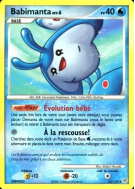 Carte Pokémon Babimanta 55/130 Peu commune Diamant & Perle (JCC)