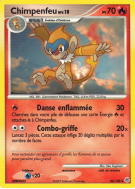 Carte Pokémon Chimpenfeu 56/130 Peu commune Diamant & Perle (JCC)