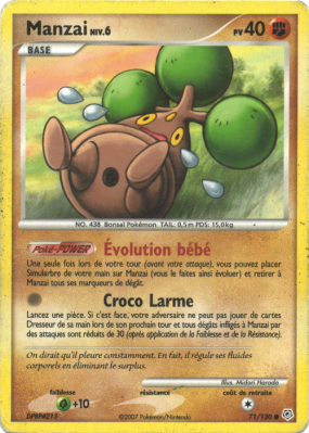 Carte Pokémon Manzai 71/130 Commune Diamant & Perle (JCC)