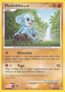 Carte Pokémon Meditikka 89/130 Commune Diamant & Perle (JCC)