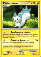 Carte Pokémon Pachirisu 35/130 Rare Diamant & Perle (JCC)