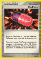 Carte Pokémon PlusPower 109/130 Peu commune Diamant & Perle (JCC)