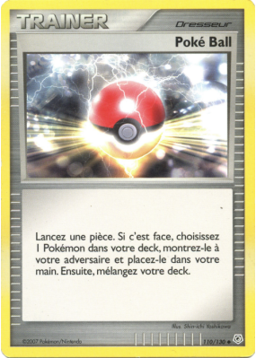 Carte Pokémon Poké Ball 110/130 Peu commune Diamant & Perle (JCC)