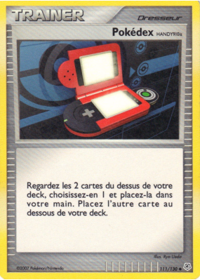 Carte Pokémon Pokédex HANDY910is 111/130 Peu commune Diamant & Perle (JCC)