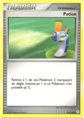 Carte Pokémon Potion 118/130 Commune Diamant & Perle (JCC)