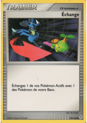 Carte Pokémon Échange 119/130 Commune Diamant & Perle (JCC)