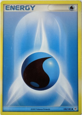 Carte Pokémon Énergie Eau 125/130 Commune Diamant & Perle (JCC)