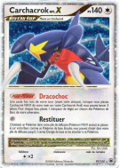 Carte Pokémon Carchacrok NIV.X 97/100 NIV.X Aube Majestueuse