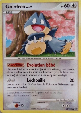Carte Pokémon Goinfrex 68/100 Commune Aube Majestueuse