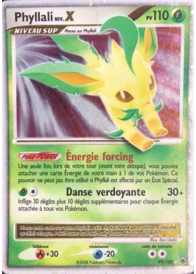 Carte Pokémon Phyllali NIV.X 99/100 NIV.X Aube Majestueuse