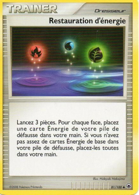 Carte Pokémon Restauration d'énergie 81/100 Peu commune Aube Majestueuse