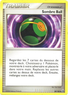 Carte Pokémon Sombre Ball 80/100 Peu commune Aube Majestueuse