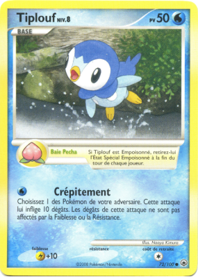 Carte Pokémon Tiplouf 72/100 Commune Aube Majestueuse