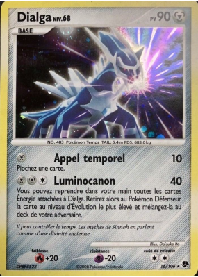 Carte Pokémon Dialga 16/106 Rare Duels au sommet