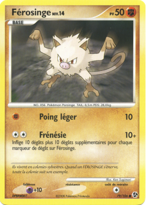 Carte Pokémon Férosinge 79/106 Commune Duels au sommet