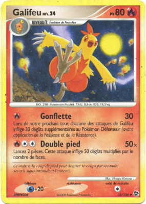 Carte Pokémon Galifeu 35/106 Peu commune Duels au sommet