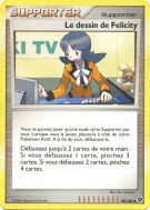 Carte Pokémon Le dessin de Felicity 98/106 Peu commune Duels au sommet