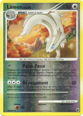 Carte Pokémon Lineon 43/106 Peu commune Duels au sommet