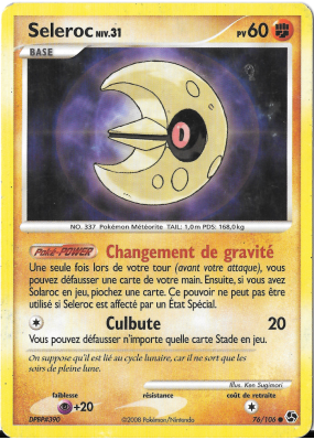 Carte Pokémon Seleroc 76/106 Commune Duels au sommet