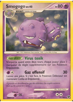 Carte Pokémon Smogogo 31/106 Rare Duels au sommet