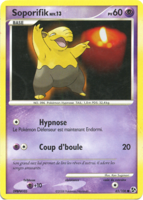 Carte Pokémon Soporifik 65/106 Commune Duels au sommet