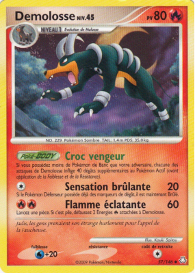 Carte Pokémon Demolosse 57/146 Peu commune Éveil des Légendes