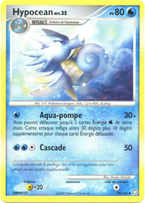Carte Pokémon Hypocean 70/146 Peu commune Éveil des Légendes