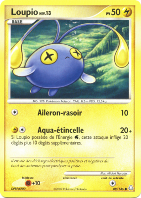 Carte Pokémon Loupio 88/146 Commune Éveil des Légendes