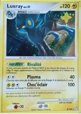 Carte Pokémon Luxray 8/146 Holographique Éveil des Légendes