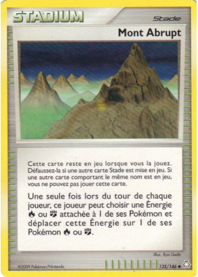 Carte Pokémon Mont Abrupt 135/146 Peu commune Éveil des Légendes