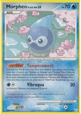 Carte Pokémon Morpheo Pluie 49/146 Peu commune Éveil des Légendes