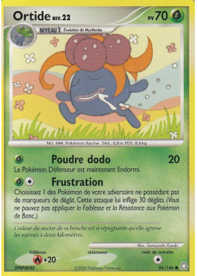 Carte Pokémon Ortide 96/146 Commune Éveil des Légendes