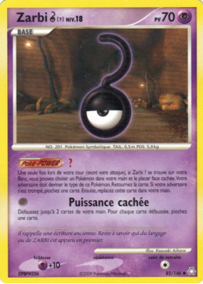 Carte Pokémon Zarbi82/146 Peu commune Éveil des Légendes